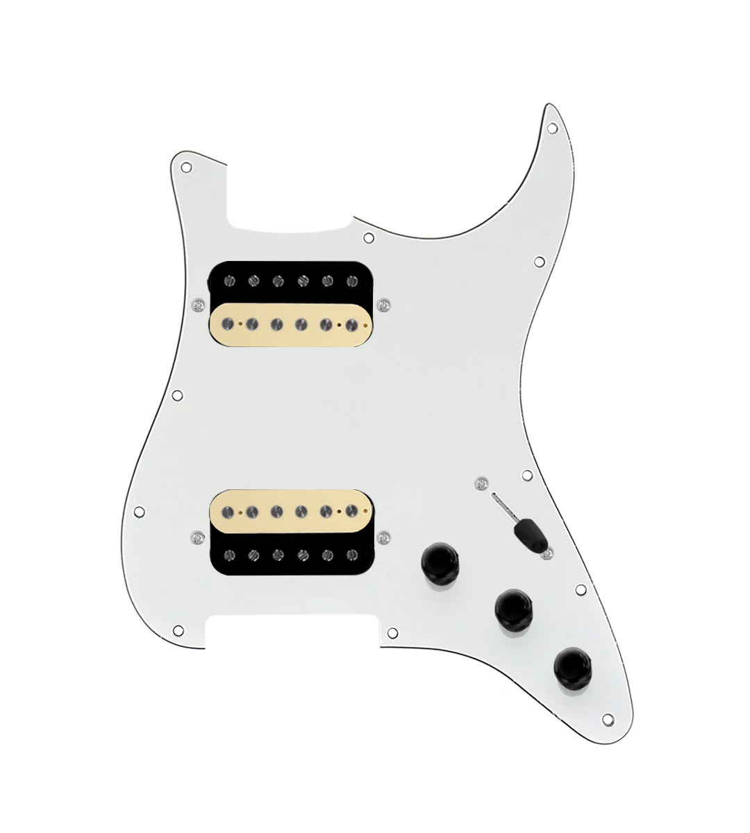 Hot And Heavy HH Loaded Pickguard for Stratocasters® - SLPG-HH-RGNK-UC-PPG-S3W-HH