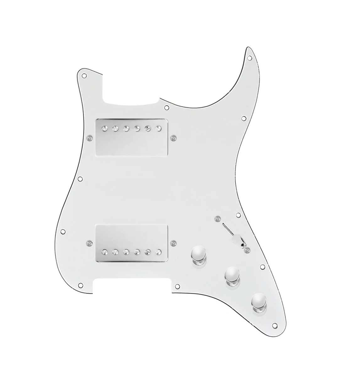 Hushed And Humble HH Loaded Pickguard for Stratocasters® - SLPG-HH-SMTH-N-PPG-S5W-HH