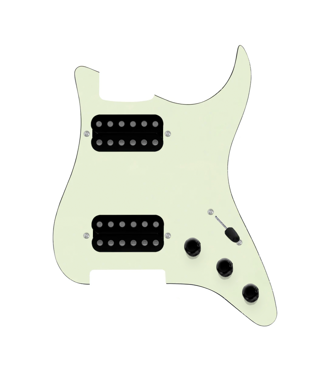 Hushed And Humble HH Loaded Pickguard for Stratocasters® - SLPG-HH-SMTH-UC-MGPG-S5W-HH
