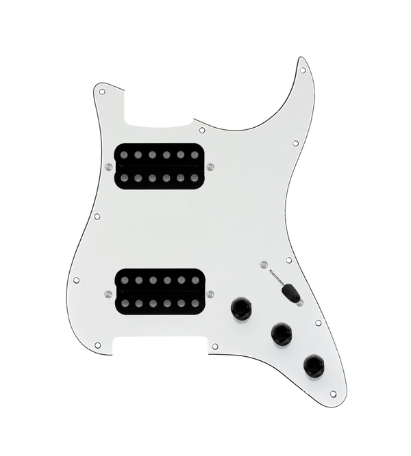 Hushed And Humble HH Loaded Pickguard for Stratocasters® - SLPG-HH-SMTH-UC-PPG-S3W-HH