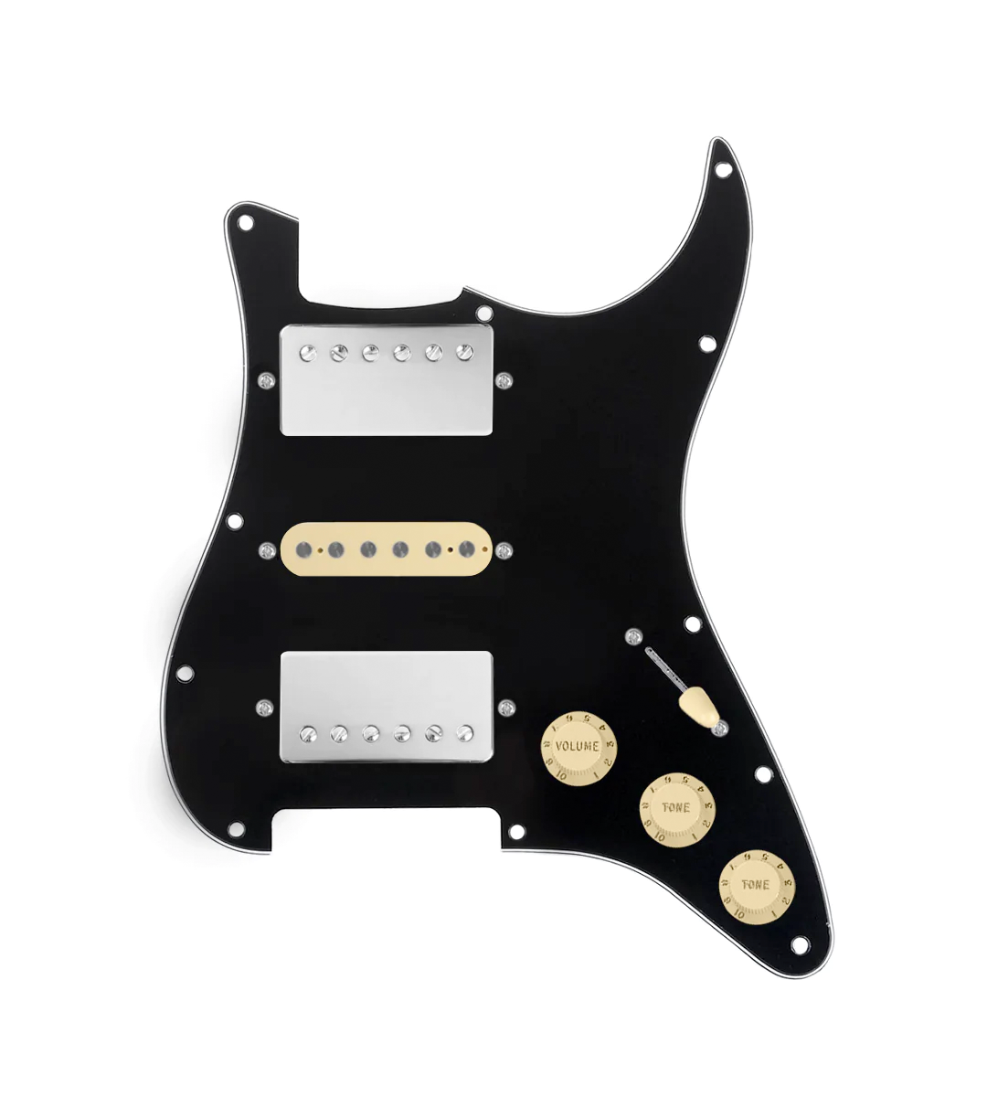 HSH Loaded Pickguard for Stratocasters® - SLPG-HSH-SMTH-N-TVTG-AW-BPG