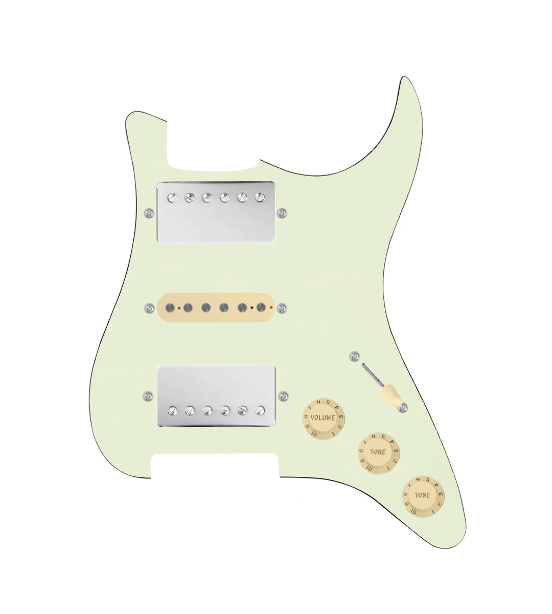 HSH Loaded Pickguard for Stratocasters® - SLPG-HSH-SMTH-N-TVTG-AW-MGPG