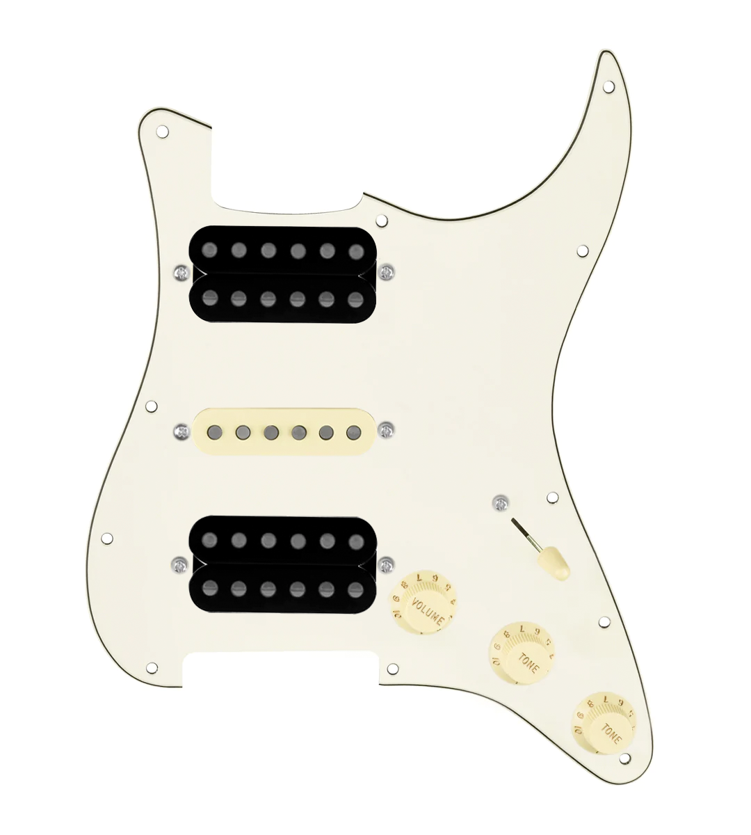 HSH Loaded Pickguard for Stratocasters® - SLPG-HSH-SMTH-UC-TVTG-AW-PPG