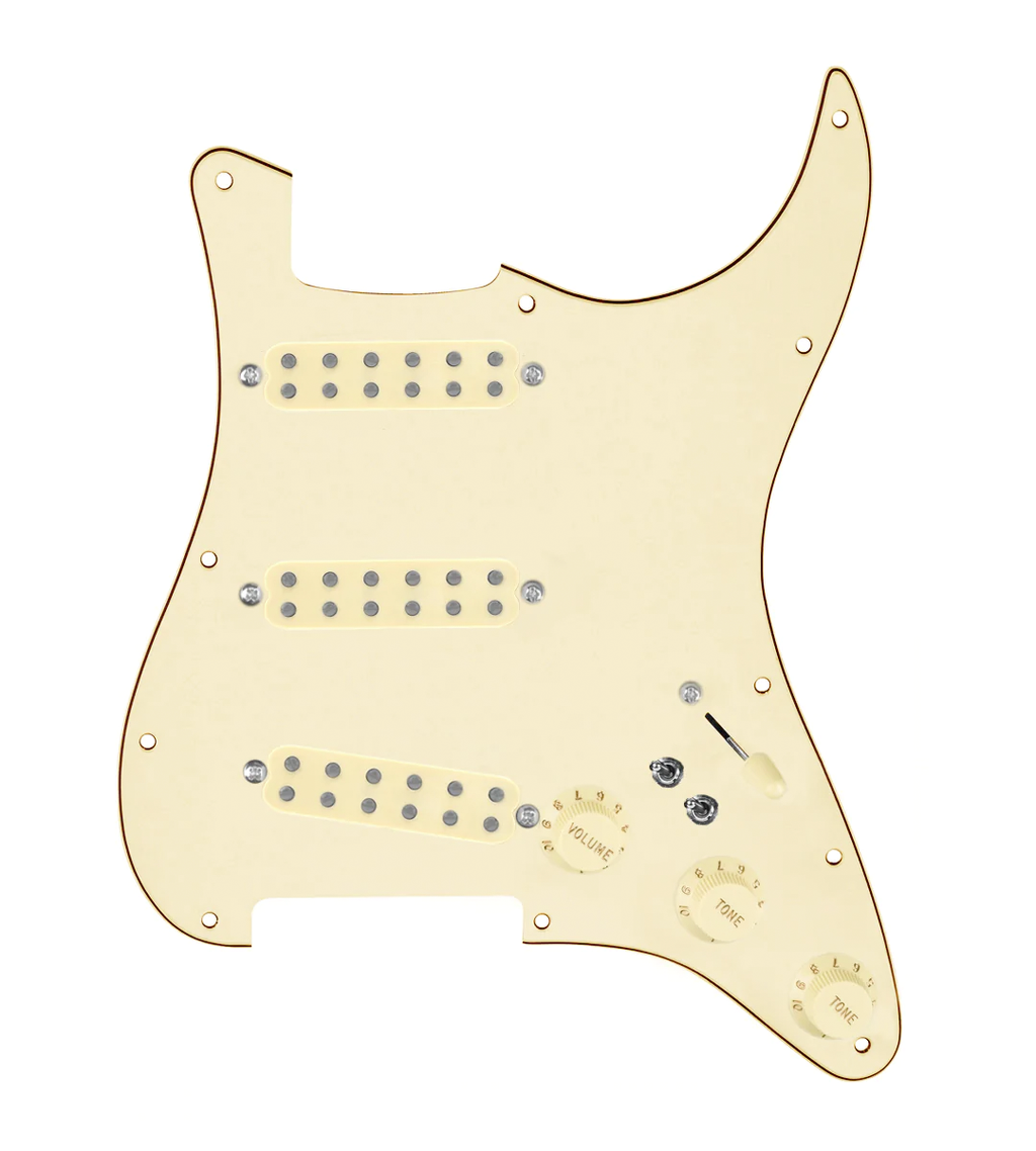Polyphonics Loaded Pickguard for Stratocasters® - 7-Way 2-Toggle