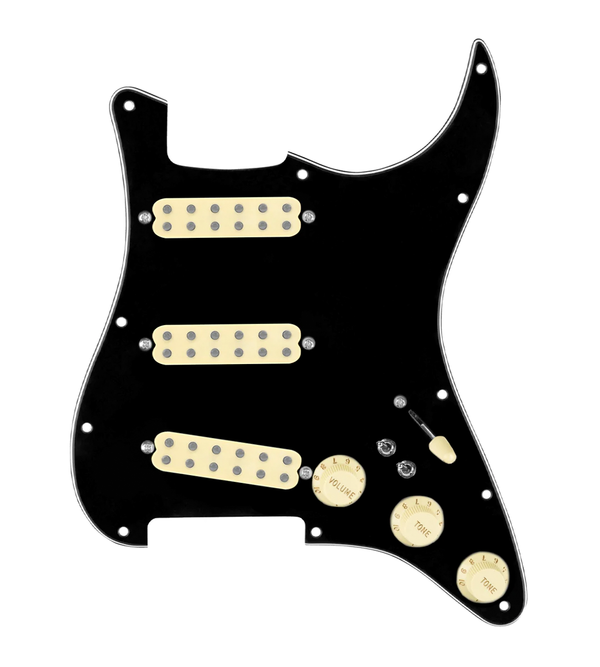 Polyphonics Loaded Pickguard for Stratocasters® - SLPG-POLY-AW-BPG-S7W-2T
