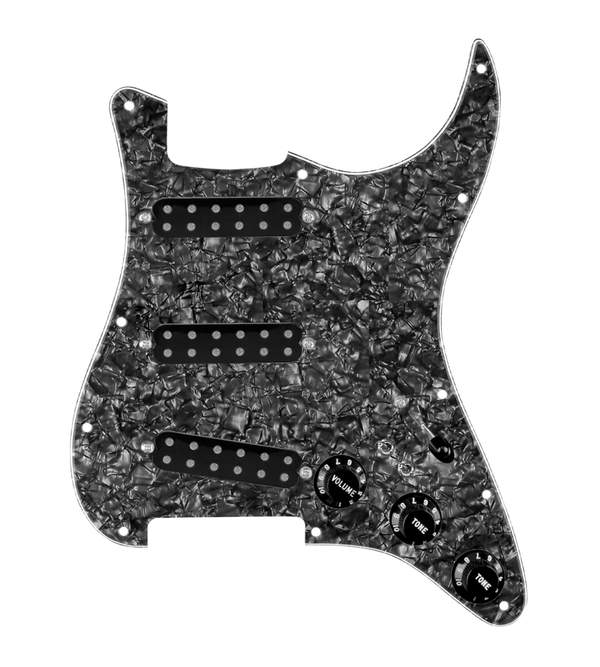 Polyphonics Loaded Pickguard for Stratocasters® - SLPG-POLY-B-BPPG-S7W-2T