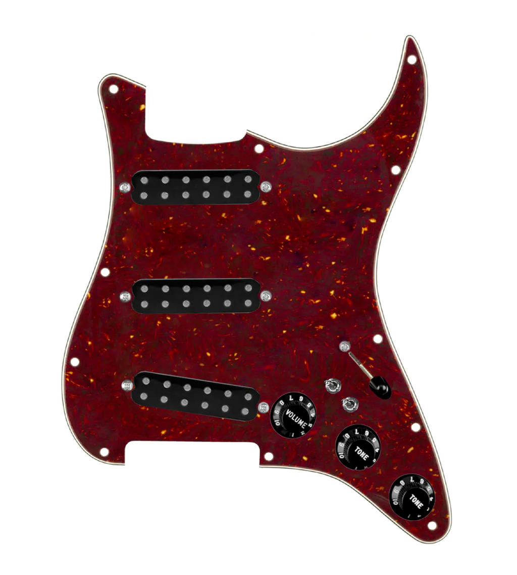 Polyphonics Loaded Pickguard for Stratocasters® - 7-Way 2-Toggle