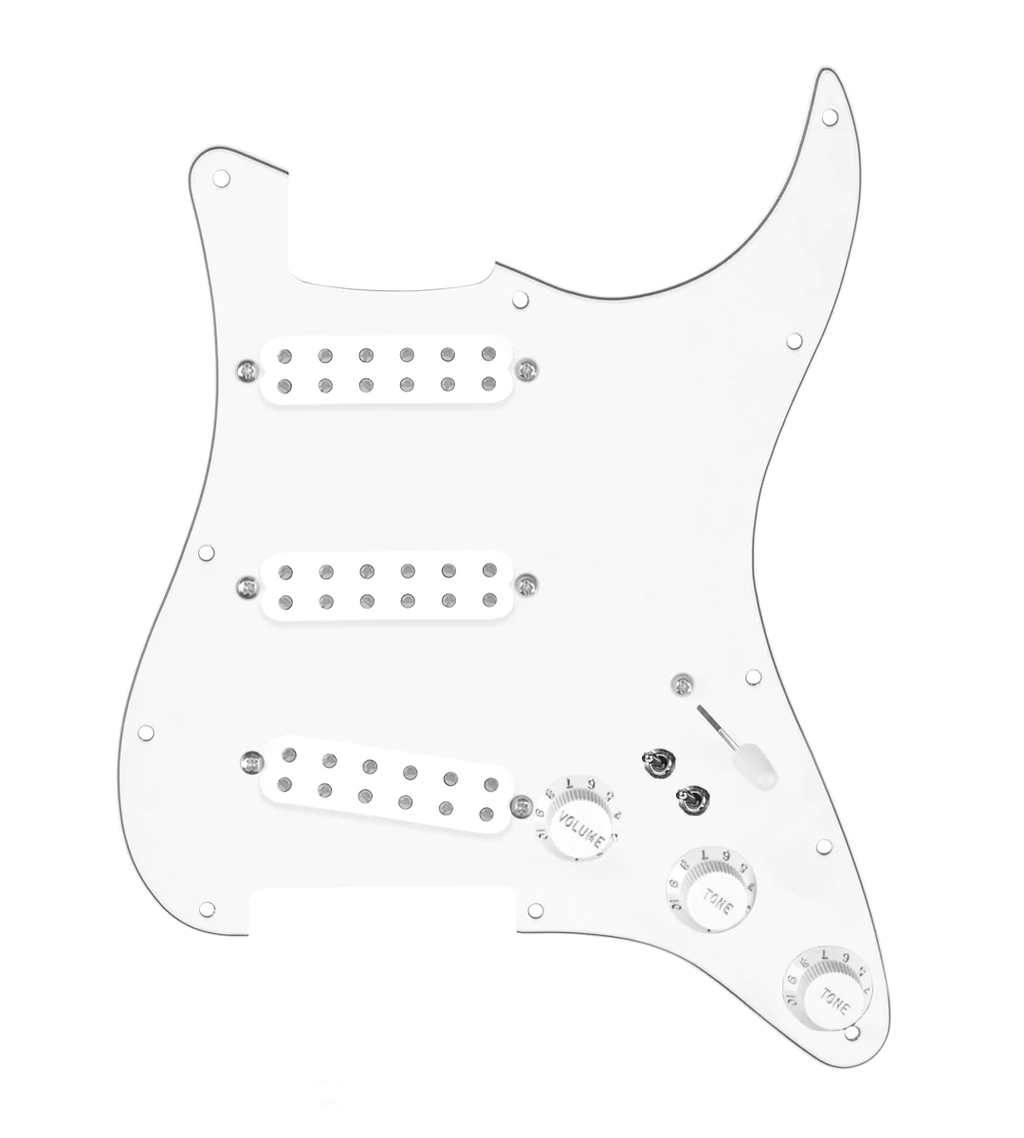Polyphonics Loaded Pickguard for Stratocasters® - 7-Way 2-Toggle