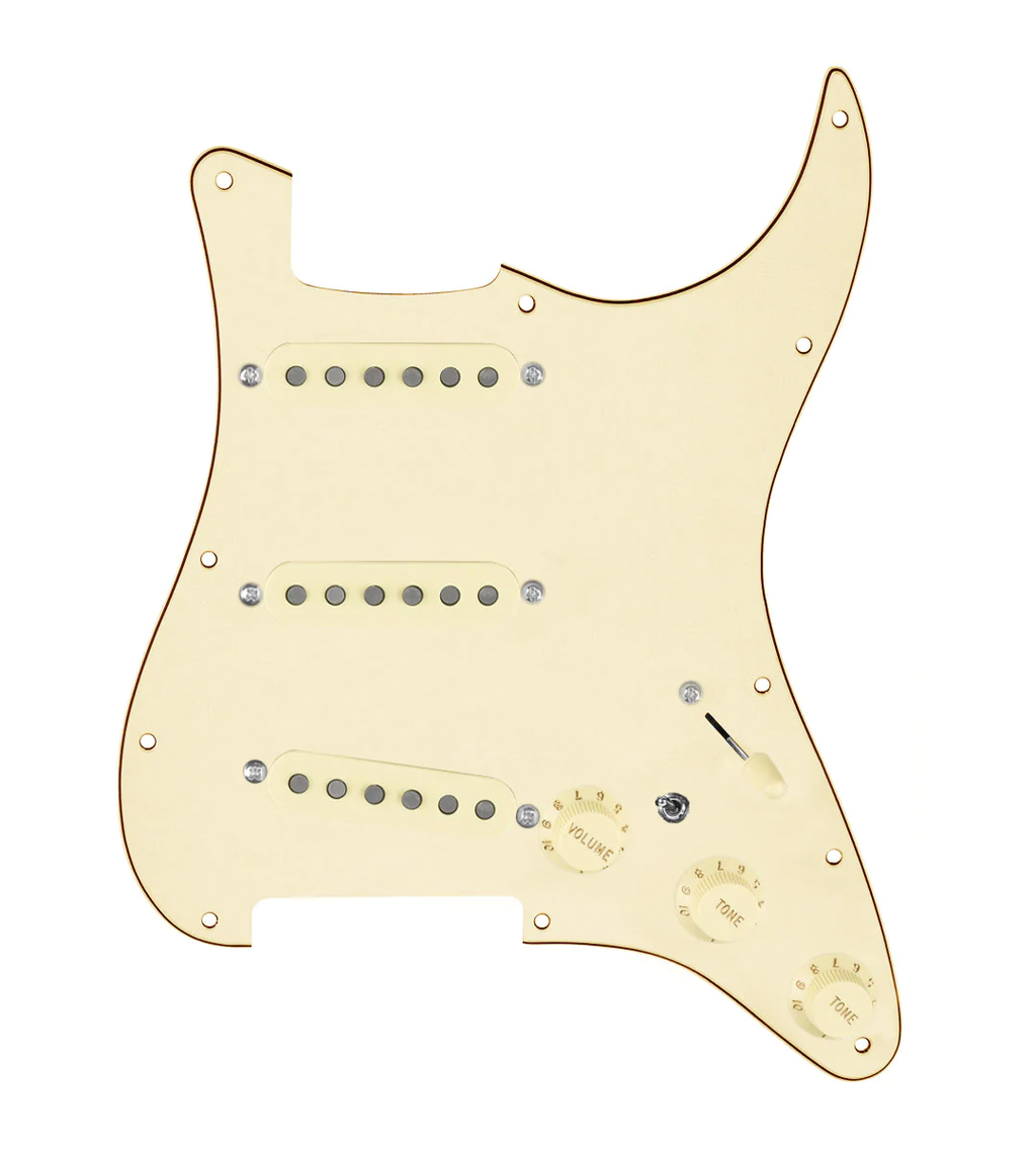 Texas Grit Loaded Pickguard for Stratocasters® - 7-Way Mini Toggle Neck On