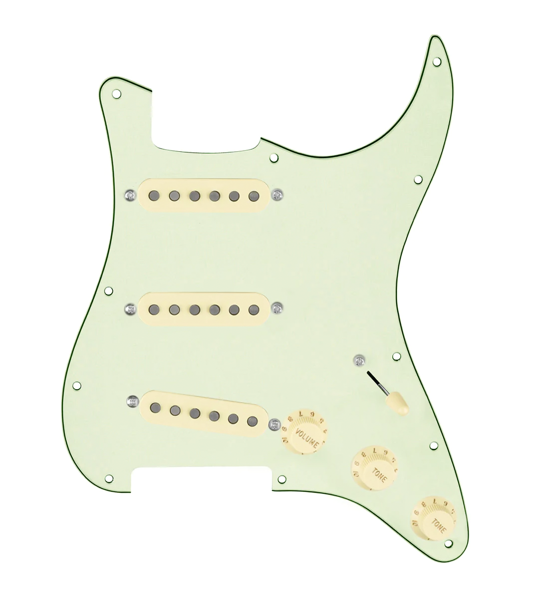 Texas Grit Loaded Pickguard for Stratocasters® - SLPG-TGRT-AW-MGPG-S5W-BL-V