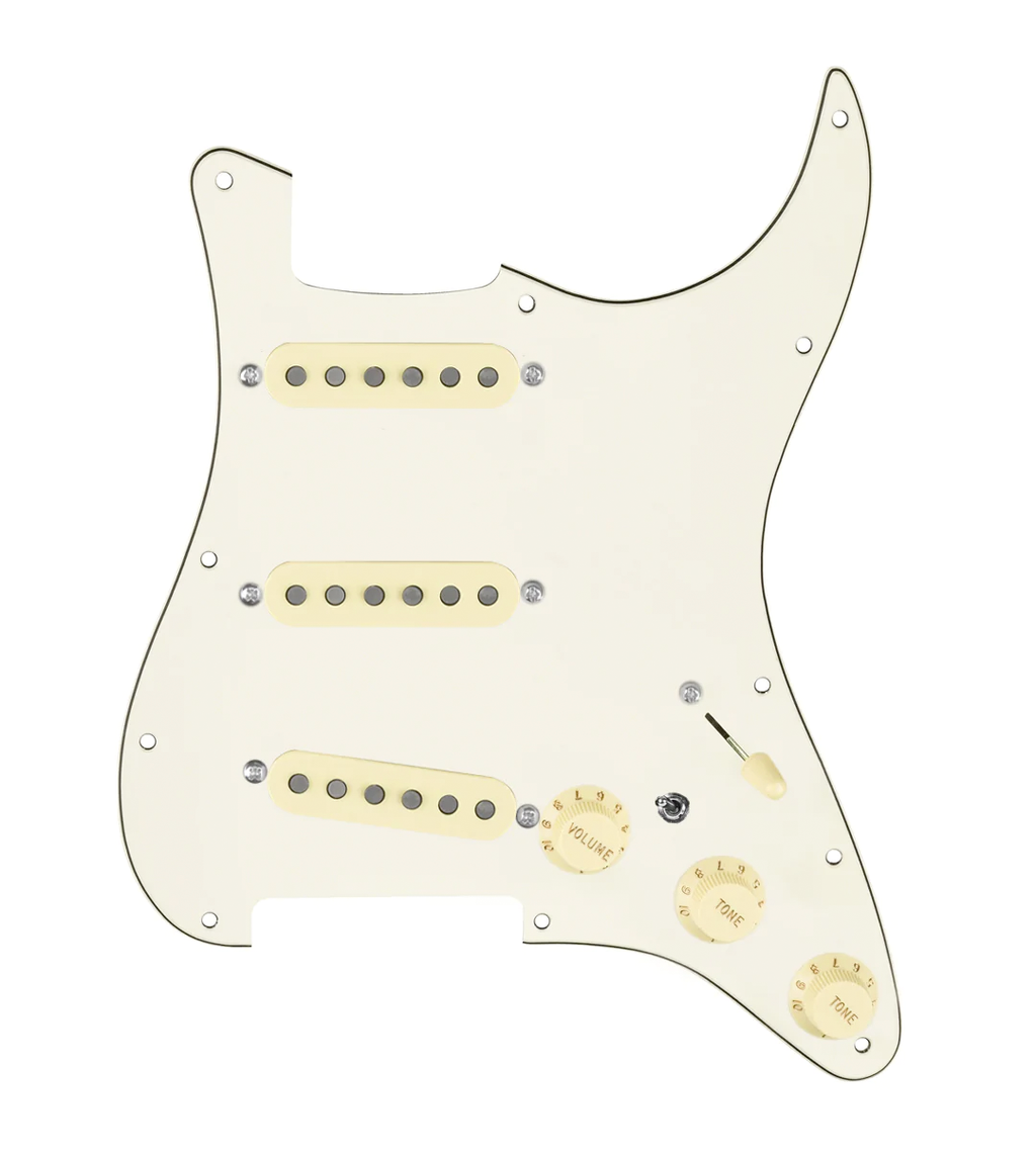Texas Grit Loaded Pickguard for Stratocasters® - 7-Way Mini Toggle Neck On