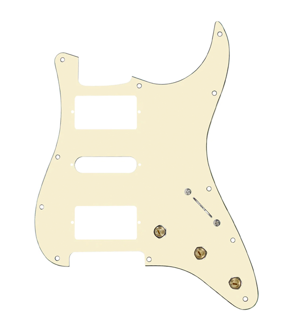 Pre-Wired HSH Stratocaster® Pickguard - SWPG-HSH-AWPG-S5W-HSH-BL