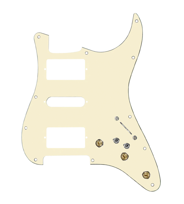 Pre-Wired HSH Stratocaster® Pickguard - SWPG-HSH-AWPG-S7W-HSH-2T