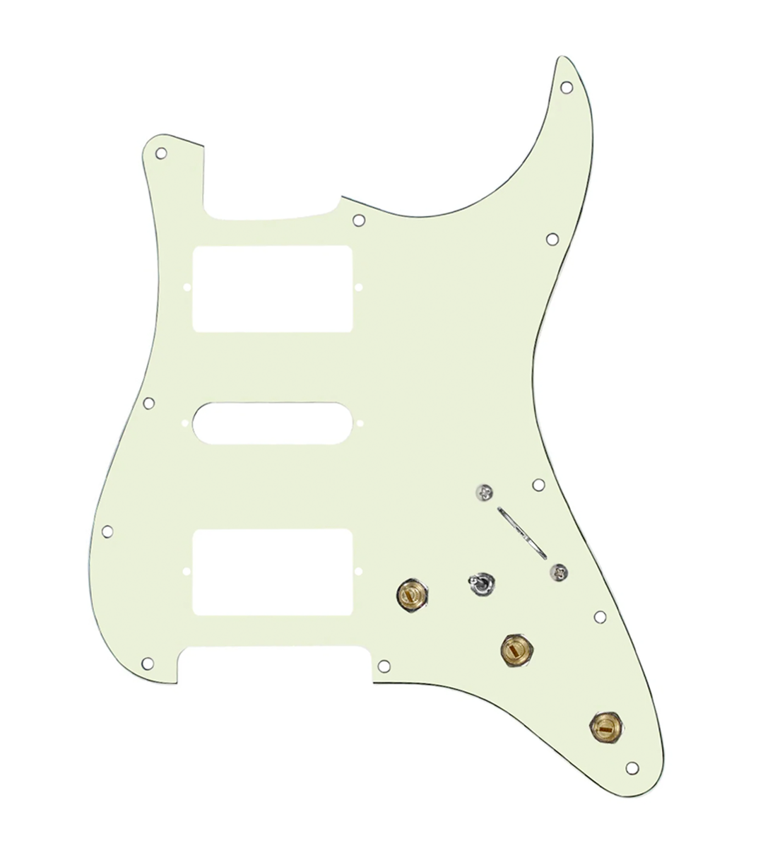 Pre-Wired HSH Stratocaster® Pickguard - SWPG-HSH-MGPG-S7W-HSH-MT