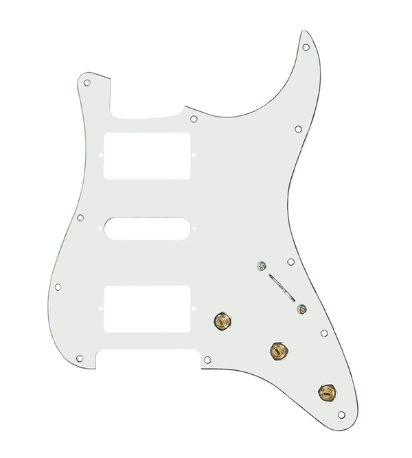 Pre-Wired HSH Stratocaster® Pickguard - SWPG-HSH-PPG-S5W-HSH-BL