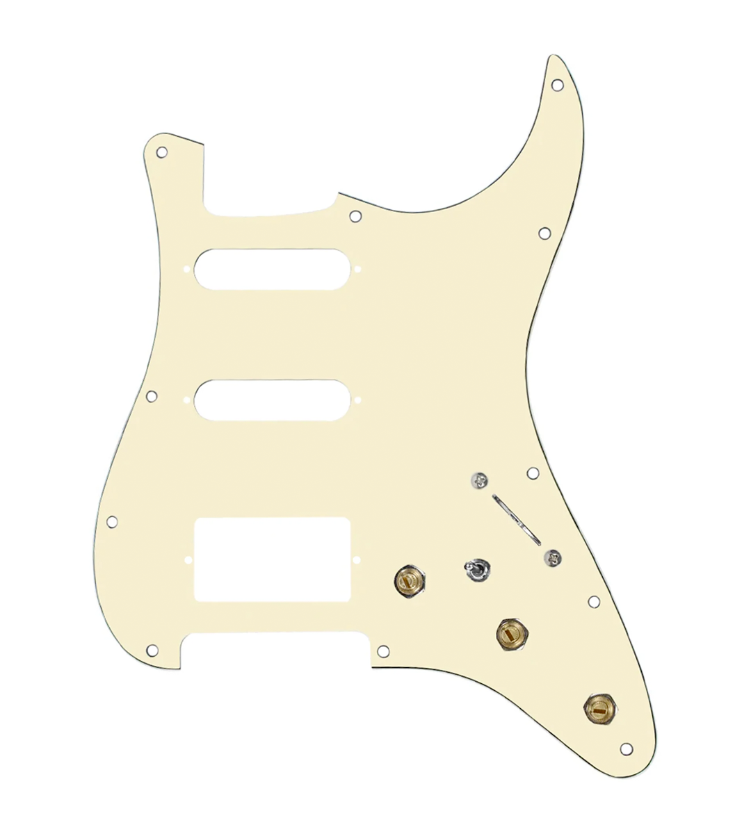 Pre-Wired HSS Stratocaster® Pickguard - SWPG-HSS-AW-S7W-HSS-MT