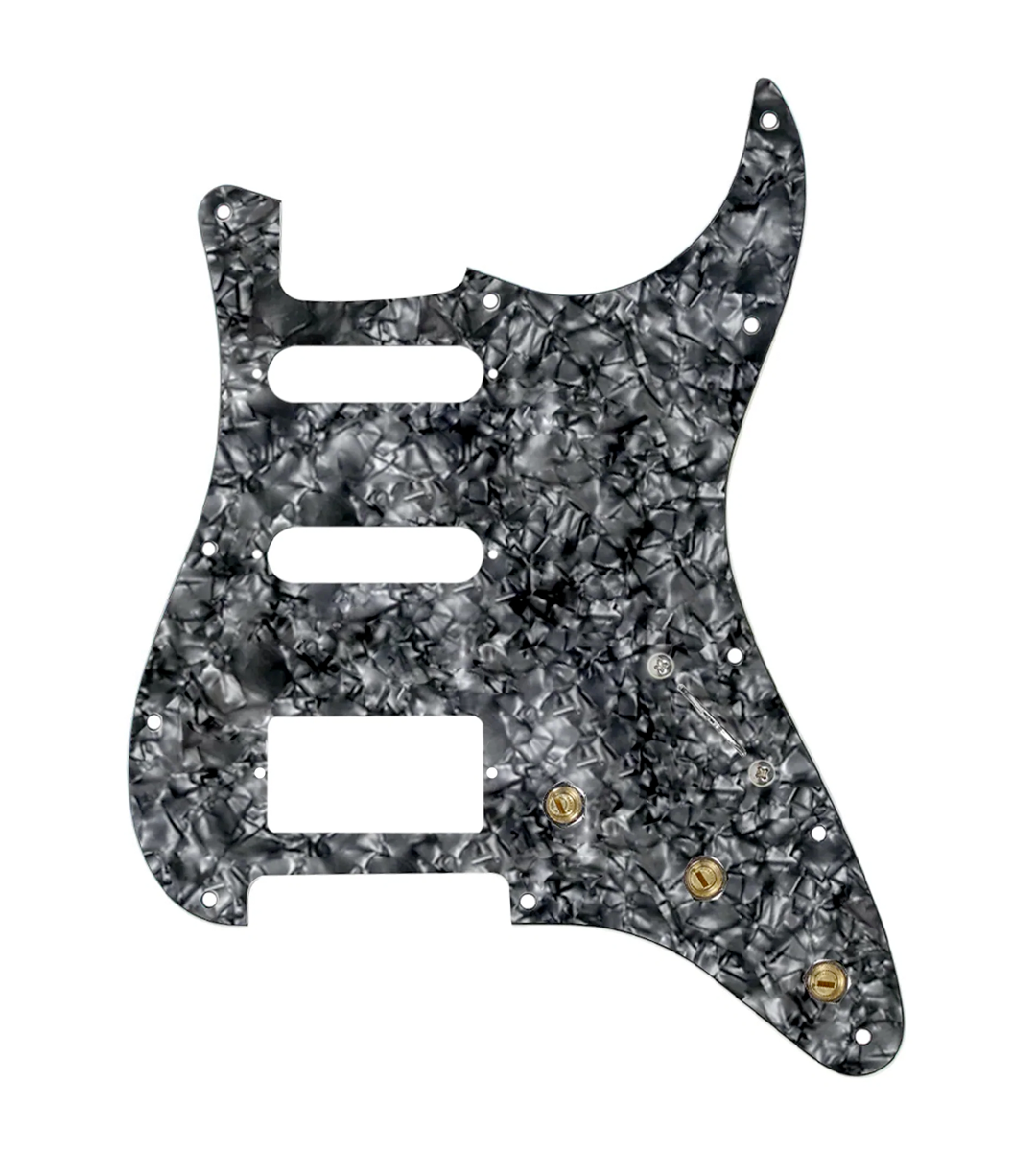 Pre-Wired HSS Stratocaster® Pickguard - SWPG-HSS-BP-S5W-HSS-PP