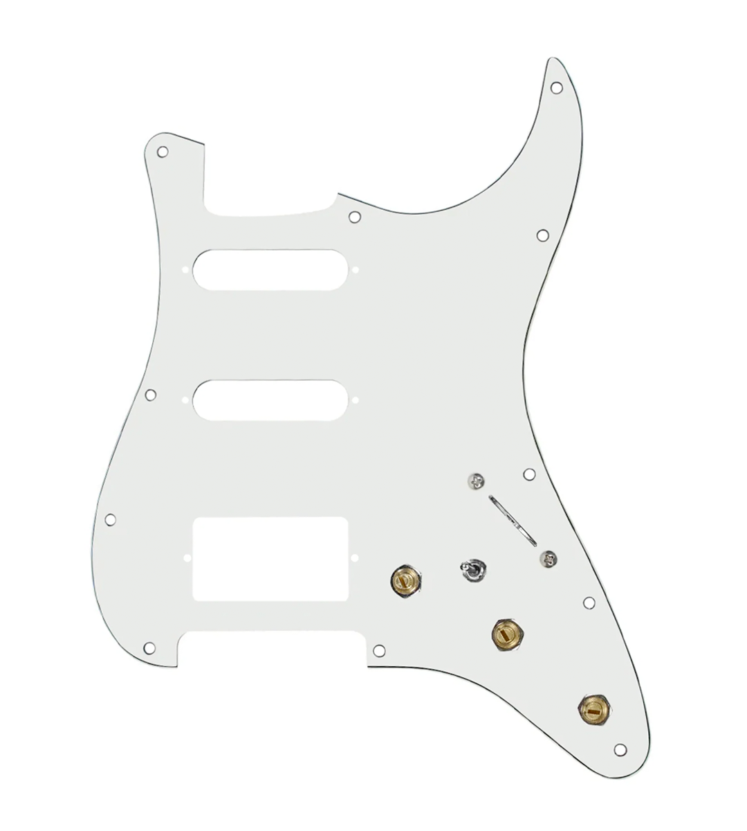 Pre-Wired HSS Stratocaster® Pickguard - SWPG-HSS-P-S7W-HSS-MT