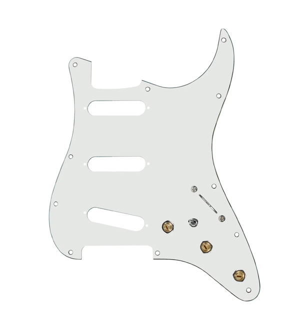 Pre-Wired SSS Stratocaster® Pickguard - SWPG-SSS-PPG-S7W-MT