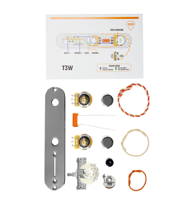 920D Custom Telecaster® 3-Way Wiring Kit - T3W-C-KIT