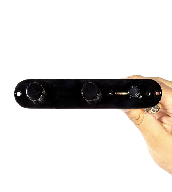 Black telecaster control online plate