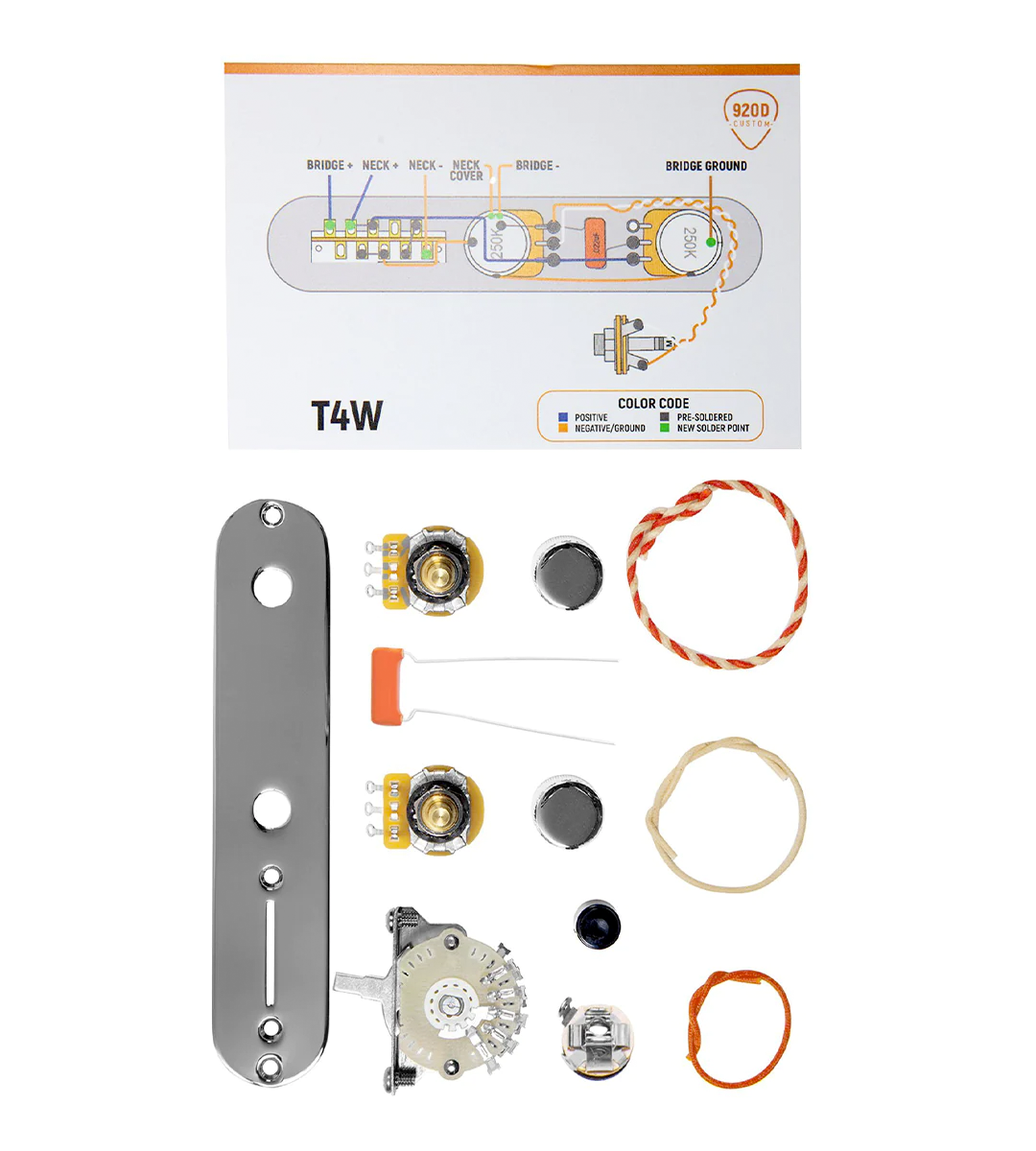 920D Custom Telecaster® 4-Way Wiring Kit - T4W-C-KIT
