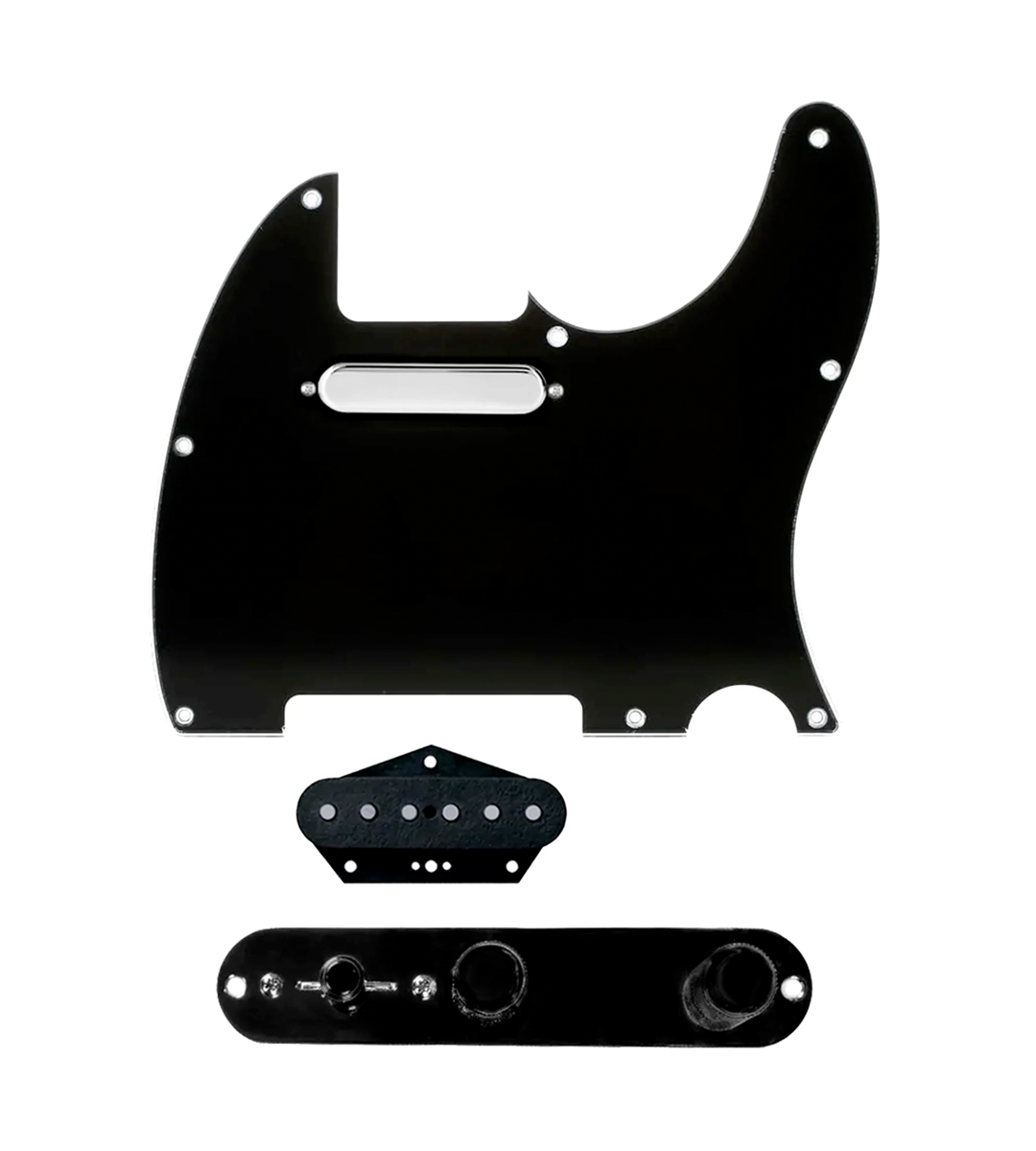 Texas Grit Loaded Pickguard for Telecasters® - TLPG-TGRT-BPG-T3W-B