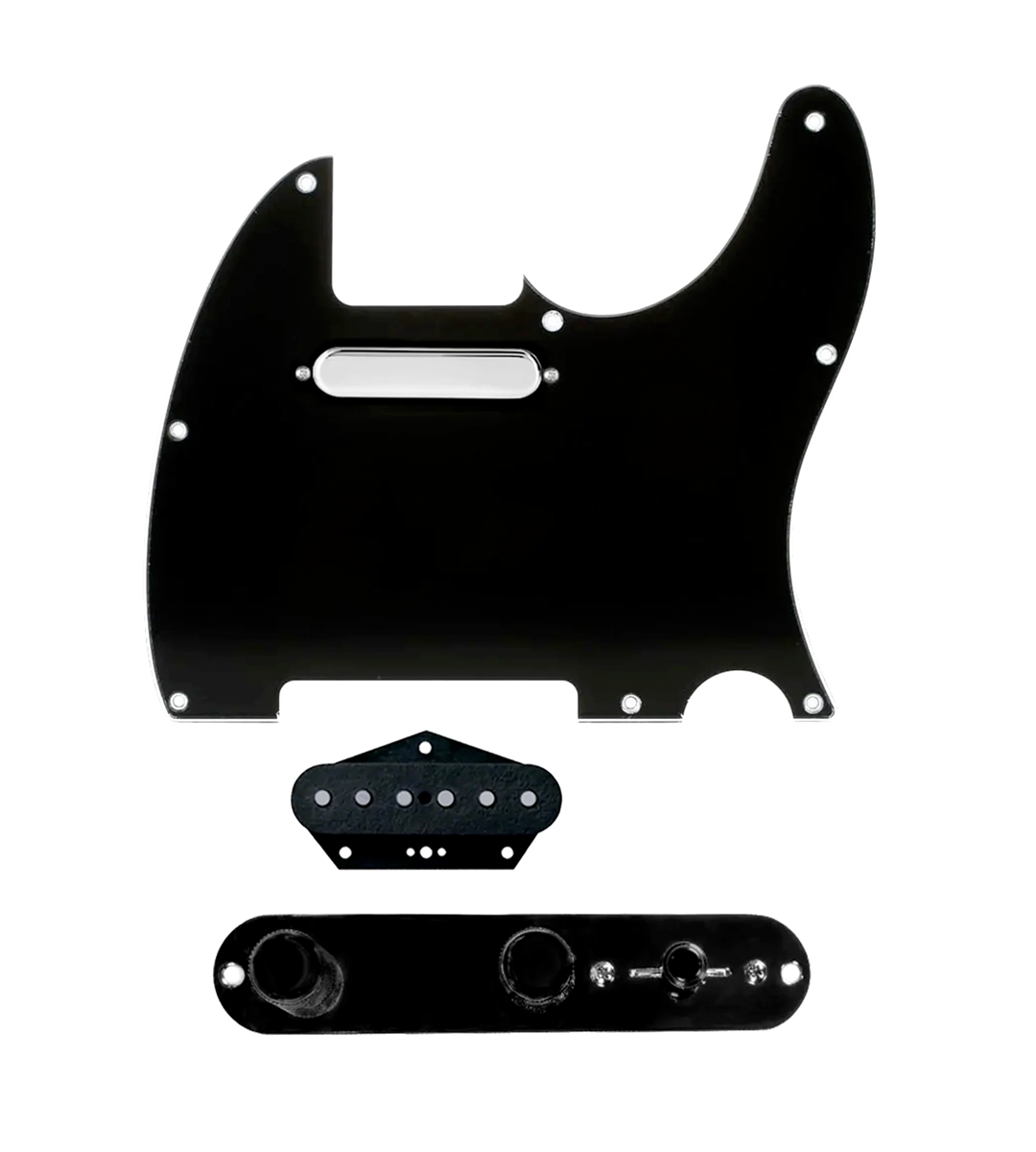 Texas Grit Loaded Pickguard for Telecasters® - TLPG-TGRT-BPG-T3W-REV-B