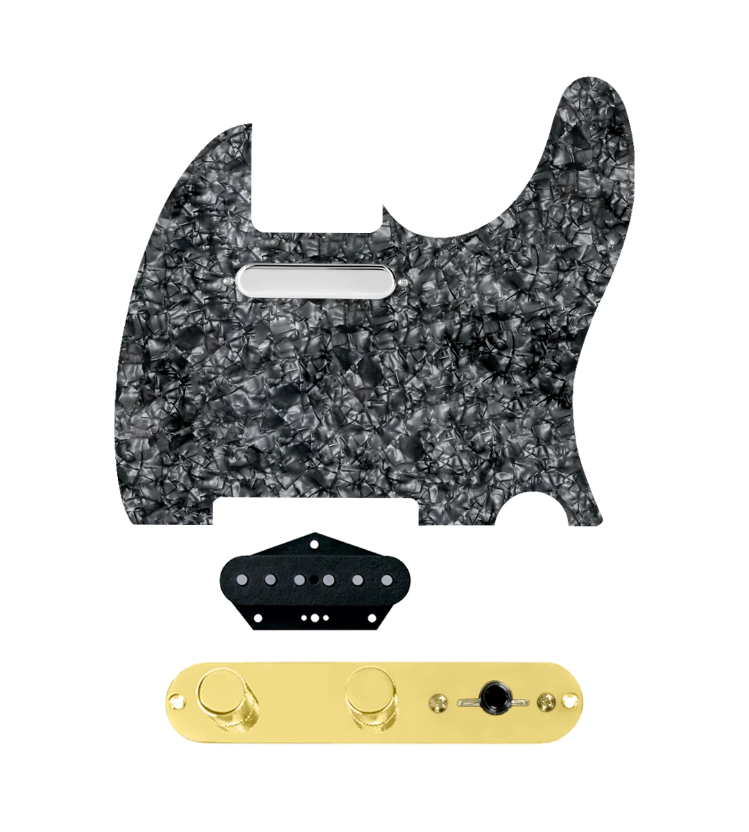 Texas Grit Loaded Pickguard for Telecasters® - TLPG-TGRT-BPPG-T4W-REV-G