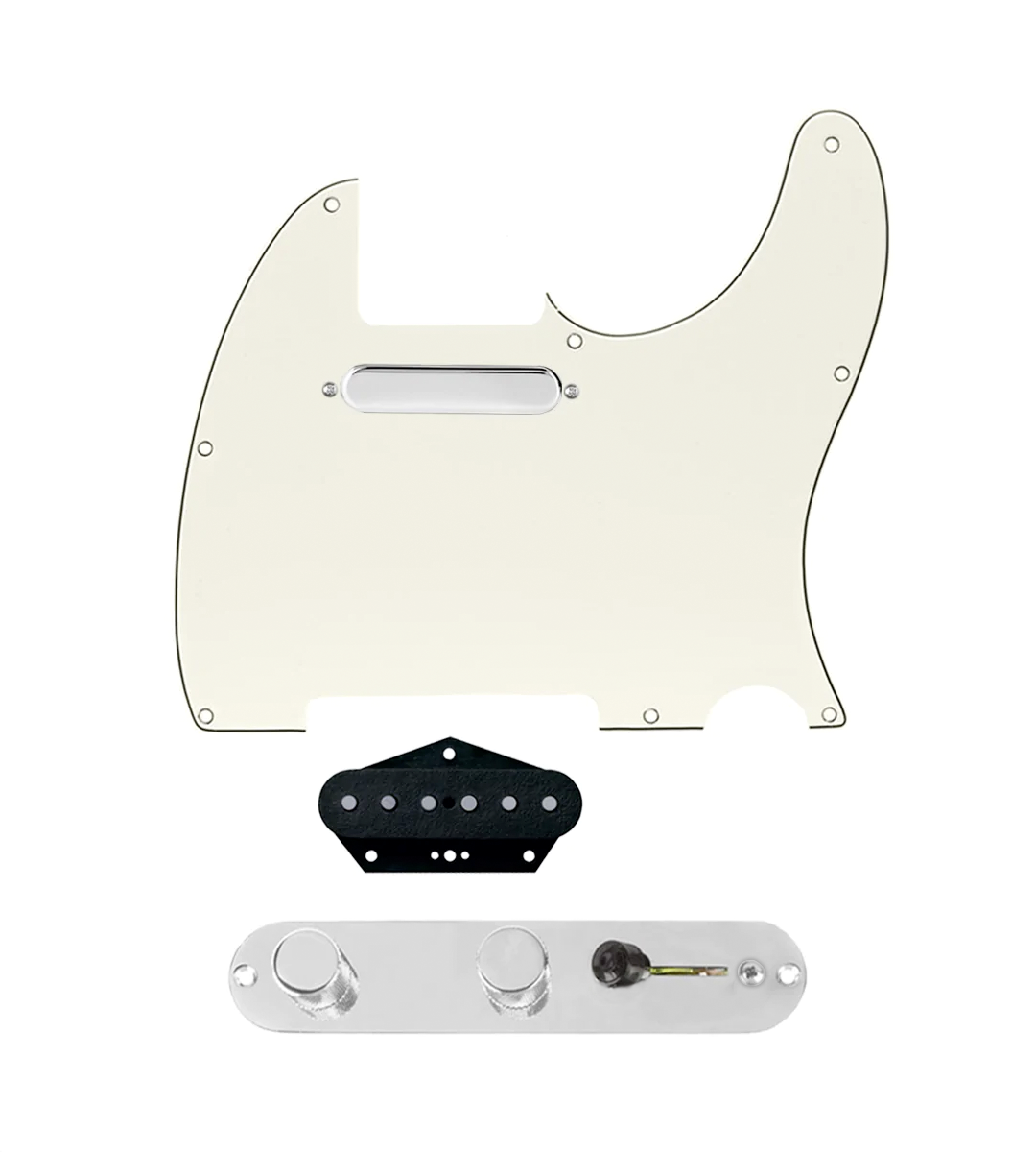 Texas Grit Loaded Pickguard for Telecasters® - TLPG-TGRT-PPG-T3W-REV-C