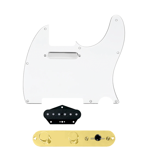 Texas Grit Loaded Pickguard for Telecasters® - TLPG-TGRT-WPG-T4W-REV-G