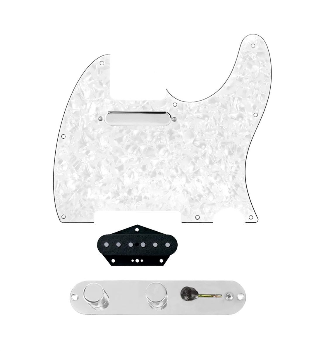 Texas Grit Loaded Pickguard for Telecasters® - TLPG-TGRT-WPPG-T3W-REV-C