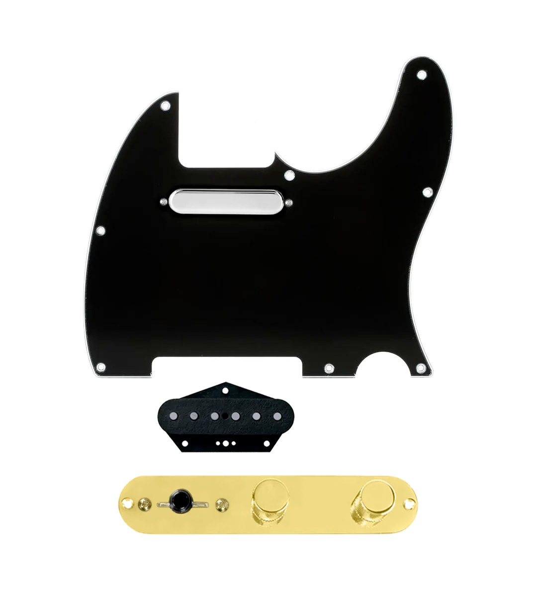 Texas Vintage Loaded Pickguard for Telecasters® - TLPG-TVTG-BPG-T4W-G