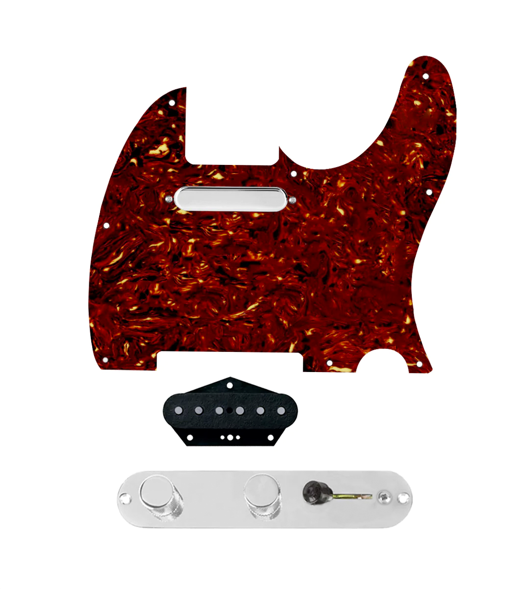 Texas Vintage Loaded Pickguard for Telecasters® - TLPG-TVTG-TPG-T3W-REV-C