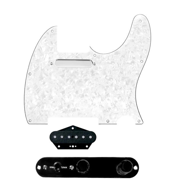 Texas Vintage Loaded Pickguard for Telecasters® - TLPG-TVTG-WPPG-T3W-B